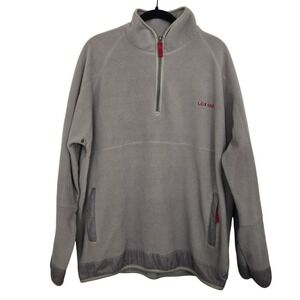 Lee Cooper LCX Fleece 1/4 Zip Pullover Men XXL Grey Tech Core Waterproof LCX 102